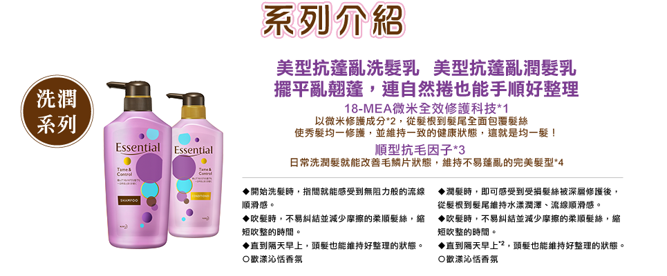 強韌防斷裂洗髮乳/強韌防斷裂潤髮乳-強韌髮絲，預防頭髮分叉、斷裂-全面修護，呈現無阻力般的流線順滑